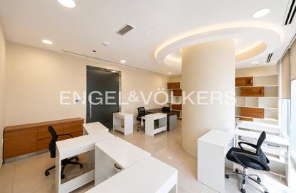 Office Space - Studio - 1 Bathroom for rent in The Prism - Business Bay - Dubai