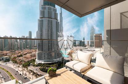 Apartment - 2 - 3 for rent in Boulevard Point - Downtown Dubai - Dubai