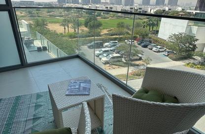 Apartment - Studio - 1 for rent in Golf Veduta Hotel Apartments B - Golf Veduta Hotel Apartments - Golf Town - Damac Hills - Dubai
