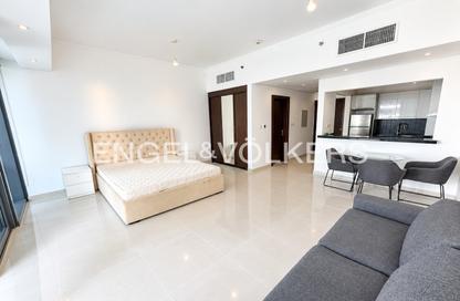 Apartment - Studio - 1 for rent in Silverene Tower B - Silverene - Dubai Marina - Dubai