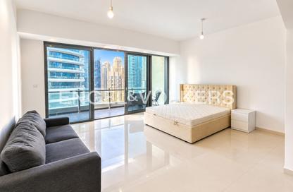 Apartment - Studio - 1 for rent in Silverene Tower B - Silverene - Dubai Marina - Dubai