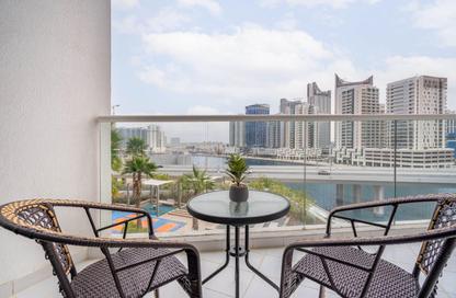 Apartment - Studio - 1 Bathroom for rent in Damac Maison Prive - Business Bay - Dubai