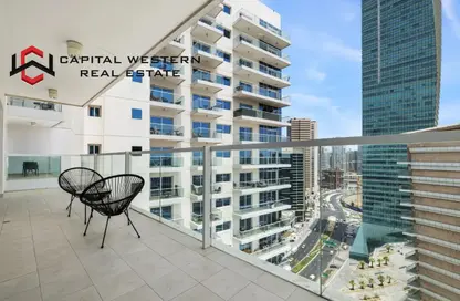 شقة - غرفة نوم - 2 حمامات للايجار في AG برج - الخليج التجاري - دبي