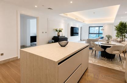 Apartment - 1 Bedroom - 2 Bathrooms for rent in The Fairmont Palm Residence South - The Fairmont Palm Residences - Palm Jumeirah - Dubai