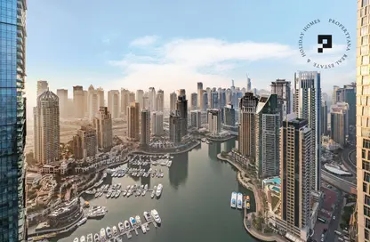 Apartment - 3 Bedrooms - 4 Bathrooms for rent in Damac Heights - Dubai Marina - Dubai