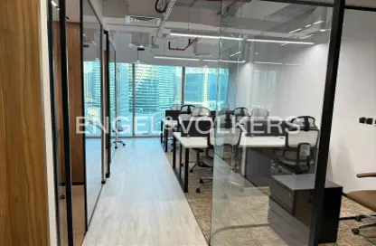 Office Space - Studio - 1 Bathroom for rent in The Binary Tower - Business Bay - Dubai