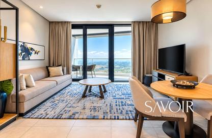 Apartment - 1 - 2 for rent in Jumeirah Gate Tower 2 - The Address Jumeirah Resort and Spa - Jumeirah Beach Residence - Dubai