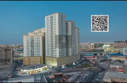 شقة - غرفة نوم - 2 حمامات للبيع في A3 برج - أبراج لؤلؤة عجمان - عجمان وسط المدينة - عجمان