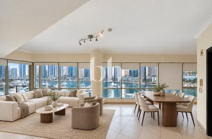 Apartment - 2 - 3 for rent in Al Majara 5 - Al Majara Towers - Dubai Marina - Dubai