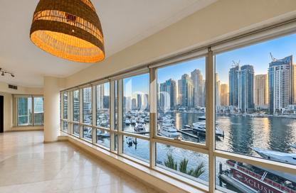 Apartment - 2 - 3 for rent in Al Majara 5 - Al Majara Towers - Dubai Marina - Dubai