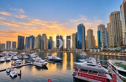 Apartment - 2 - 3 for rent in Al Majara 5 - Al Majara Towers - Dubai Marina - Dubai