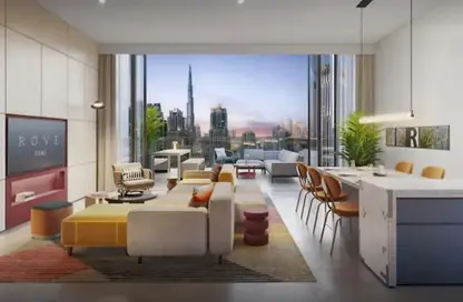 Apartment - 1 Bedroom - 2 Bathrooms for sale in Rove Home Downtown - Downtown Dubai - Dubai