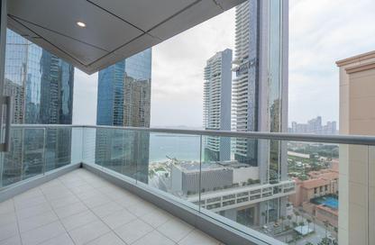 Apartment - 2 Bedrooms - 4 Bathrooms for rent in Blue Beach Tower - Al Fattan Marine Towers - Jumeirah Beach Residence - Dubai