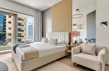 Apartment - Studio - 1 Bathroom for sale in Sparkle Tower 2 - Sparkle Towers - Dubai Marina - Dubai