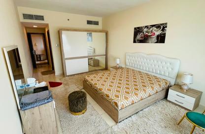 Apartment - 1 Bedroom - 2 Bathrooms for rent in Orient Tower 2 - Orient Towers - Al Bustan - Ajman