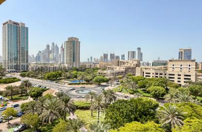 Apartment - 1 - 1 for rent in Al Dhafra 1 - Al Dhafra - Greens - Dubai Apartment - 1 - 1 for rent in Al Dhafra 1 - Al Dhafra - Greens - Dubai