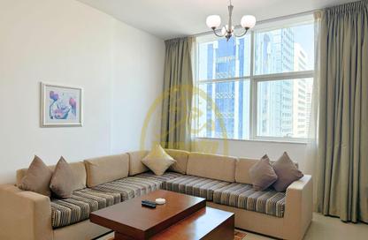 Apartment - 2 Bedrooms - 2 Bathrooms for rent in Pearl MAAM Residence - Sultan Bin Zayed the First Street - Muroor Area - Abu Dhabi