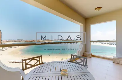 Apartment - 2 Bedrooms - 4 Bathrooms for rent in Al Nabat - Shoreline Apartments - Palm Jumeirah - Dubai
