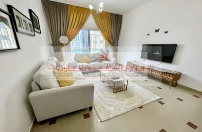 Apartment - 1 Bedroom - 2 Bathrooms for rent in Al Rasheed Tower 5 - Al Taawun Street - Al Taawun - Sharjah
