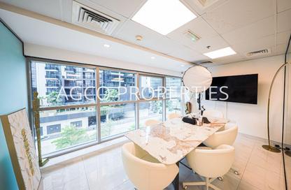 Office Space - Studio - 1 Bathroom for rent in The Binary Tower - Business Bay - Dubai