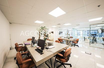 Office Space - Studio - 1 Bathroom for rent in The Binary Tower - Business Bay - Dubai