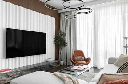 Apartment - 3 Bedrooms - 4 Bathrooms for sale in Beach Isle Tower 1 - Beach Isle - EMAAR Beachfront - Dubai Harbour - Dubai