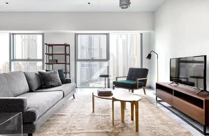 شقة - غرفة نوم - 2 حمامات للايجار في برج سنترال بارك السكني - برج سنترال بارك - مركز دبي المالي العالمي - دبي