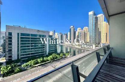 شقة - غرفة نوم - 2 حمامات للايجار في A برج سيلفرين - سيلفيرين - دبي مارينا - دبي