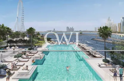 شقة - غرفة نوم - 1 حمام للبيع في بلوواترز باي مبنى 1 - بلوواترز باي - جزيرة بلوواترز - دبي