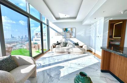 Apartment - 3 Bedrooms - 5 Bathrooms for rent in Farhad Azizi Residence - Al Jaddaf - Dubai