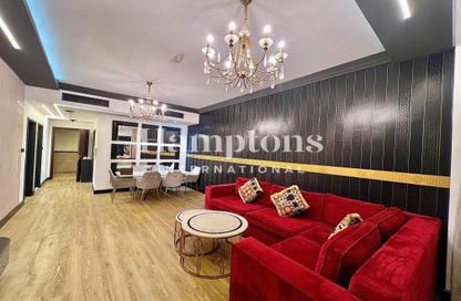 Apartment - 1 Bedroom - 2 Bathrooms for rent in MAG 218 - Dubai Marina - Dubai