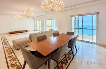 Apartment - 4 Bedrooms - 4 Bathrooms for rent in Sadaf 1 - Sadaf - Jumeirah Beach Residence - Dubai