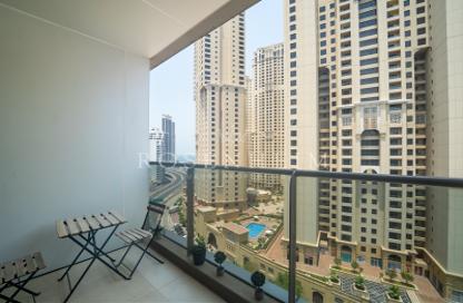 Apartment - Studio - 1 Bathroom for rent in Sparkle Tower 2 - Sparkle Towers - Dubai Marina - Dubai