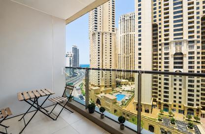 Apartment - Studio - 1 Bathroom for rent in Sparkle Tower 2 - Sparkle Towers - Dubai Marina - Dubai