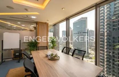 Office Space - Studio - 1 Bathroom for rent in The Binary Tower - Business Bay - Dubai