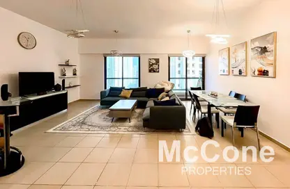 Apartment - 2 Bedrooms - 3 Bathrooms for rent in Sadaf 7 - Sadaf - Jumeirah Beach Residence - Dubai