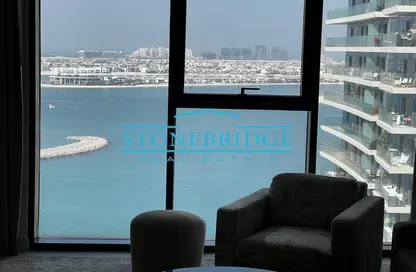 شقة - غرفة نوم - 1 حمام للايجار في برج Marina Vista 1 - مارينا فيستا - إعمار بيتشفرونت - دبي هاربور - دبي
