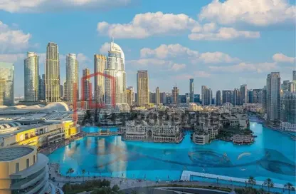 شقة - غرفة نوم - 2 حمامات للبيع في برج عزيزي - شارع الشيخ زايد - دبي