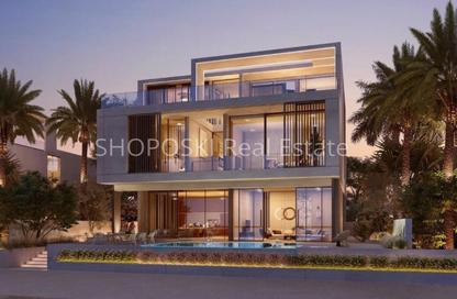 Villa - 6 - 7 for sale in Beach Collection Frond B - Beach Collection - Palm Jebel Ali - Dubai Villa - 6 - 7 for sale in Beach Collection Frond B - Beach Collection - Palm Jebel Ali - Dubai