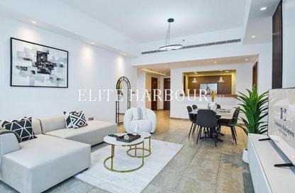Apartment - 2 - 3 for rent in Marina Residences 6 - Marina Residences - Palm Jumeirah - Dubai