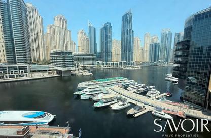 Apartment - 1 Bedroom - 2 Bathrooms for rent in Silverene Tower B - Silverene - Dubai Marina - Dubai