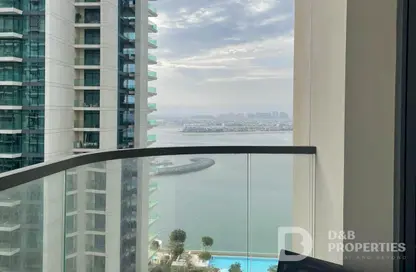 Apartment - 1 Bedroom - 1 Bathroom for rent in Marina Vista Tower 1 - Marina Vista - EMAAR Beachfront - Dubai Harbour - Dubai
