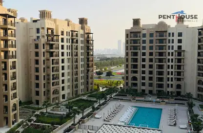 Apartment - 4 Bedrooms - 5 Bathrooms for rent in Al Jazi - Madinat Jumeirah Living - Umm Suqeim - Dubai