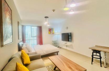 Apartment - Studio - 1 Bathroom for rent in Goldcrest Executive - JLT Cluster C - Jumeirah Lake Towers - Dubai