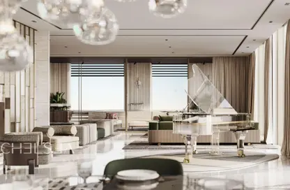 Apartment - 2 Bedrooms - 4 Bathrooms for sale in Aeternitas Tower - Dubai Marina - Dubai