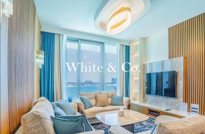 Apartment - 2 - 2 for rent in Beach Isle Tower 2 - Beach Isle - Emaar Beachfront - Dubai Harbour - Dubai