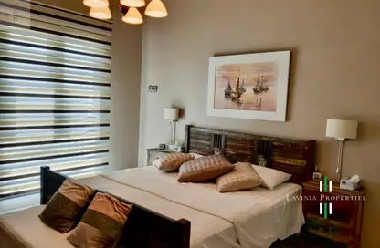 شقة - غرفة نوم - 2 حمامات للايجار في ساوث ويست أبارتمنتس 3 - شقق ساوث واست - الروضة الخضراء غرب - مجتمع الحدائق - مجمع دبي للاستثمار - دبي