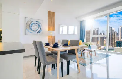 شقة - غرفة نوم - 1 حمام للايجار في برج ذا باد - الخليج التجاري - دبي