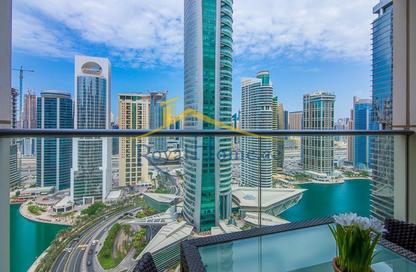 Apartment - 1 Bedroom - 2 Bathrooms for rent in Bonnington Tower - JLT Cluster J - Jumeirah Lake Towers - Dubai