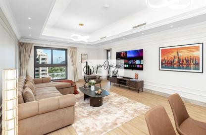 Apartment - 1 - 2 for rent in The Fairmont Palm Residence South - The Fairmont Palm Residences - Palm Jumeirah - Dubai